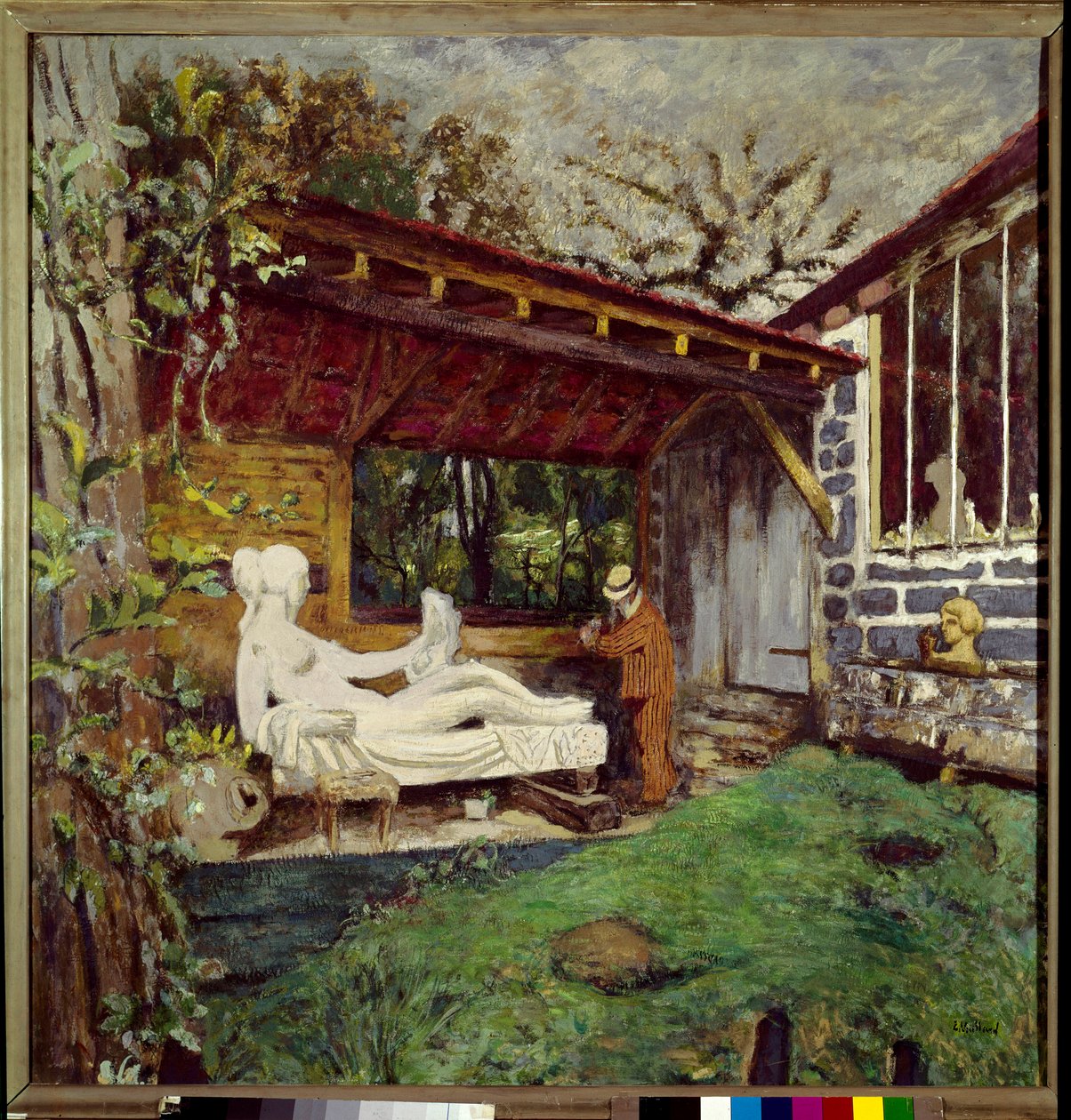 Aristide Maillol wykańcza rzeźbę ku czci Paula Cezanne