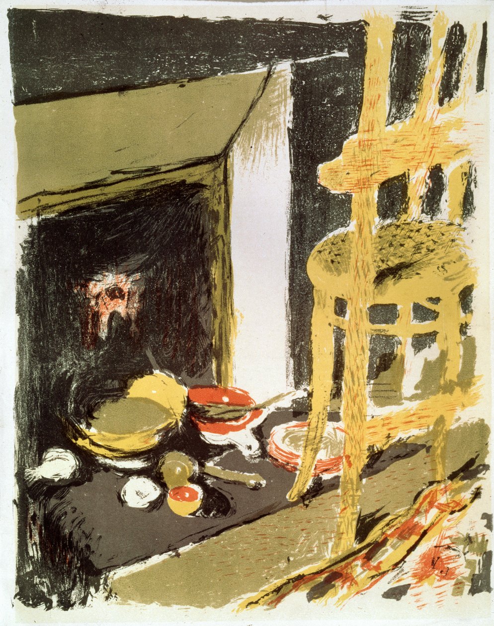 Przy Ognisku, 1899. autorstwa Edouard Vuillard