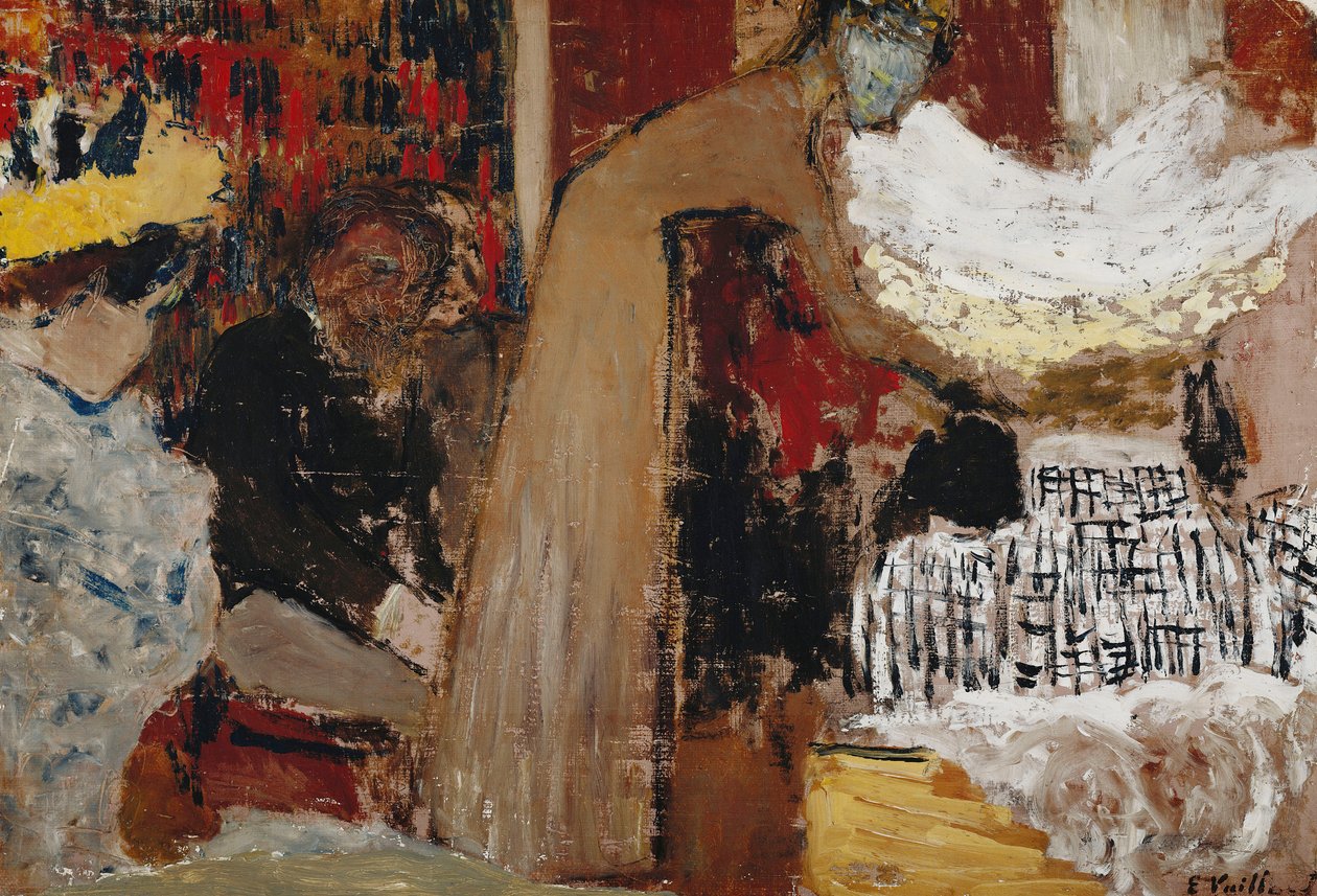 Na występie; Au Spektakl, c.1895 autorstwa Edouard Vuillard