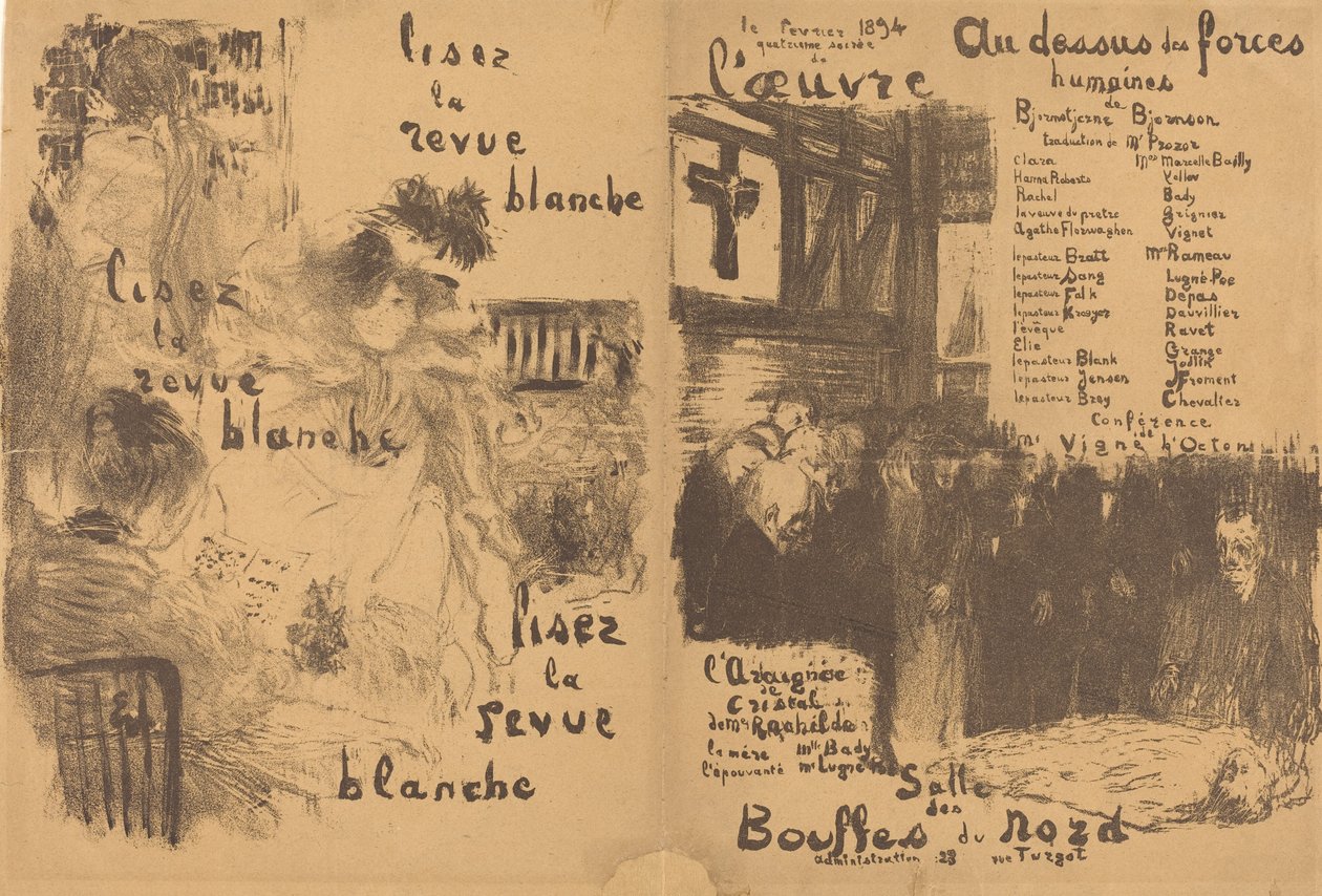 Ponad siłami ludzkimi; Kryształowy Pająk autorstwa Edouard Vuillard