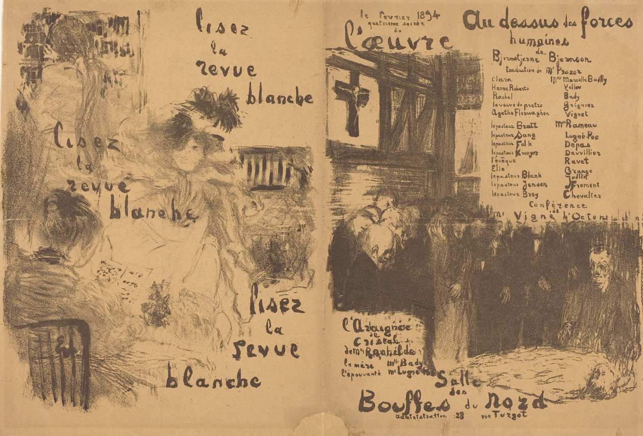 Über menschliche Kräfte hinaus; Die Kristallspinne autorstwa Edouard Vuillard