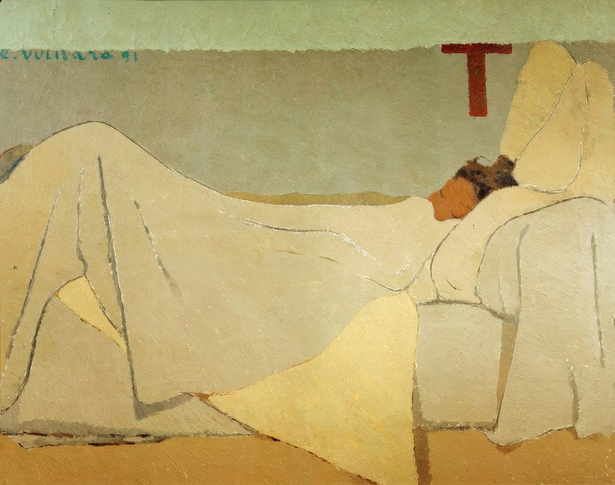 W łóżku autorstwa Edouard Vuillard