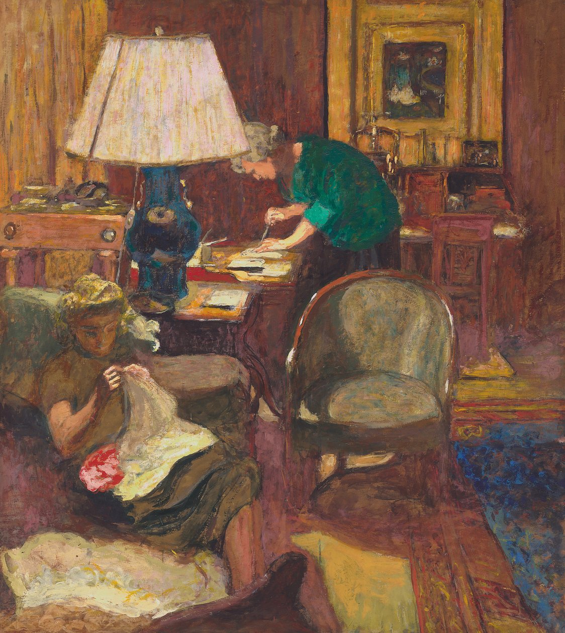 Introligatorstwo; Oprawa, ok. 1934 autorstwa Edouard Vuillard