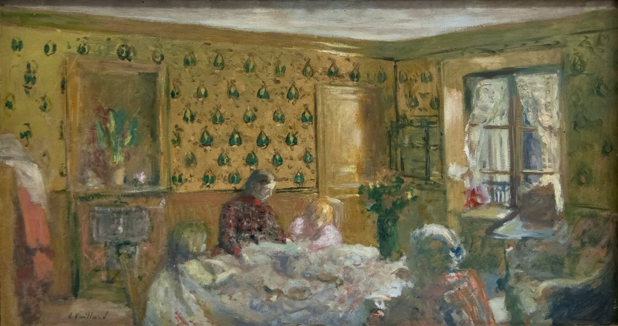 Przy stole roboczym autorstwa Edouard Vuillard