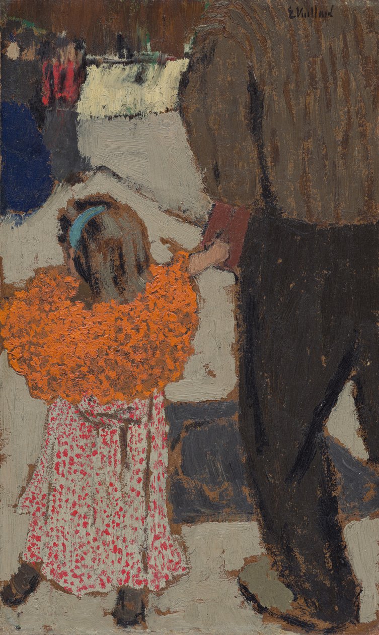 Kind mit rotem Schal autorstwa Edouard Vuillard