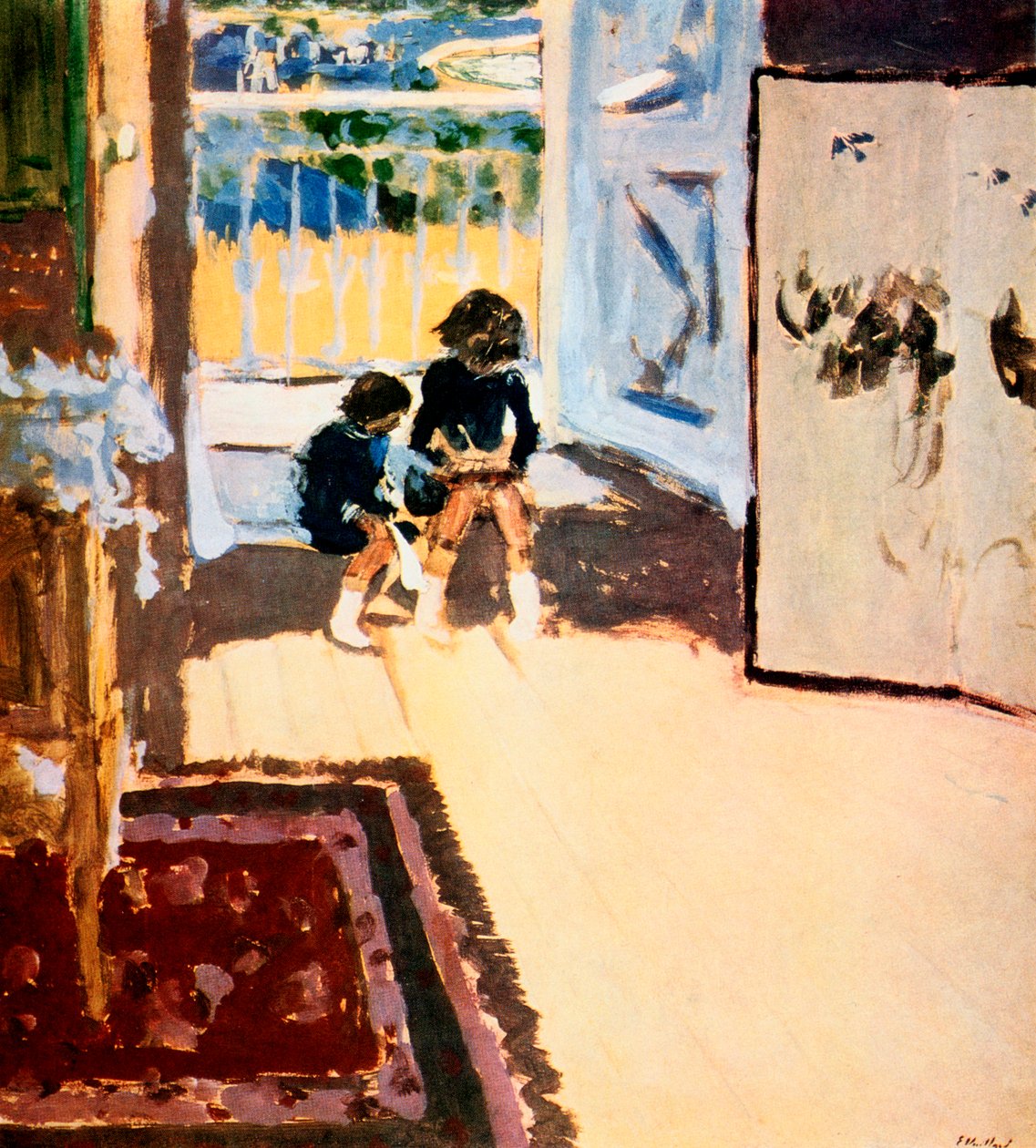 Dzieci w pokoju, 1909 autorstwa Edouard Vuillard