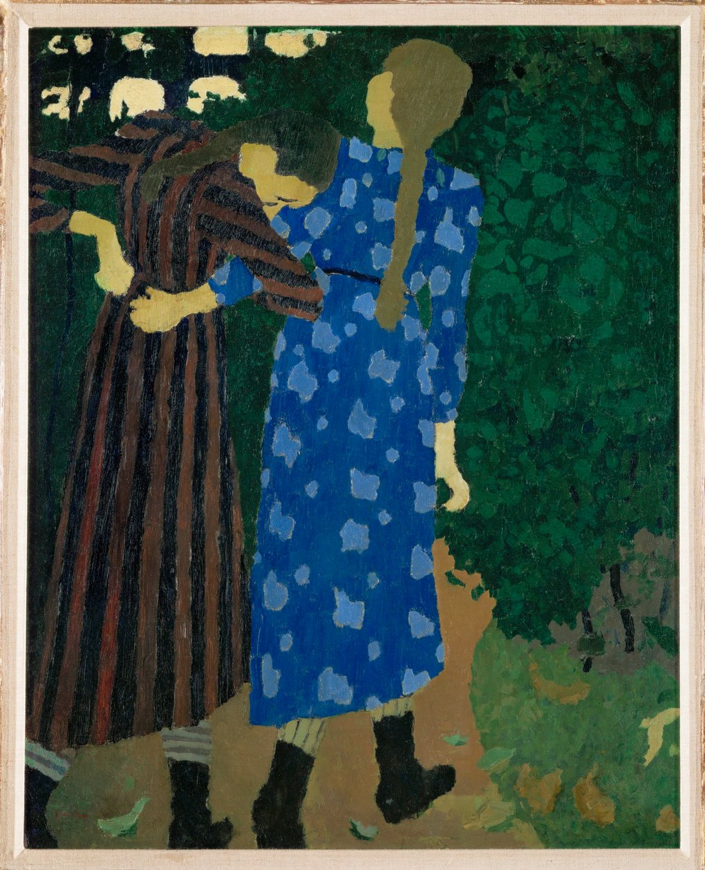 Fillettes se promenant. Dziewczyny na spacerze autorstwa Edouard Vuillard