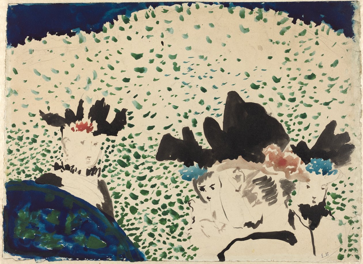 Cztery panie w fantazyjnych kapeluszach autorstwa Edouard Vuillard