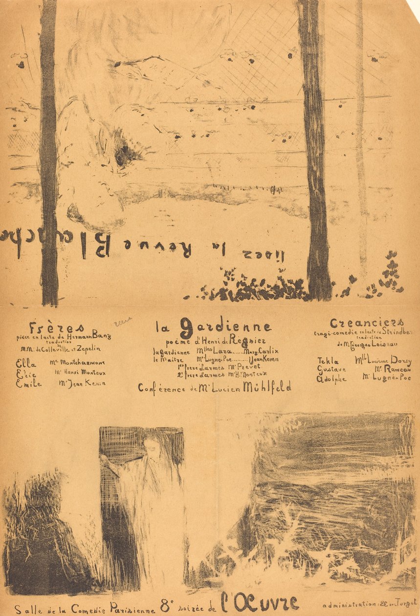 Bracia; Opiekun; Wierzyciele autorstwa Edouard Vuillard