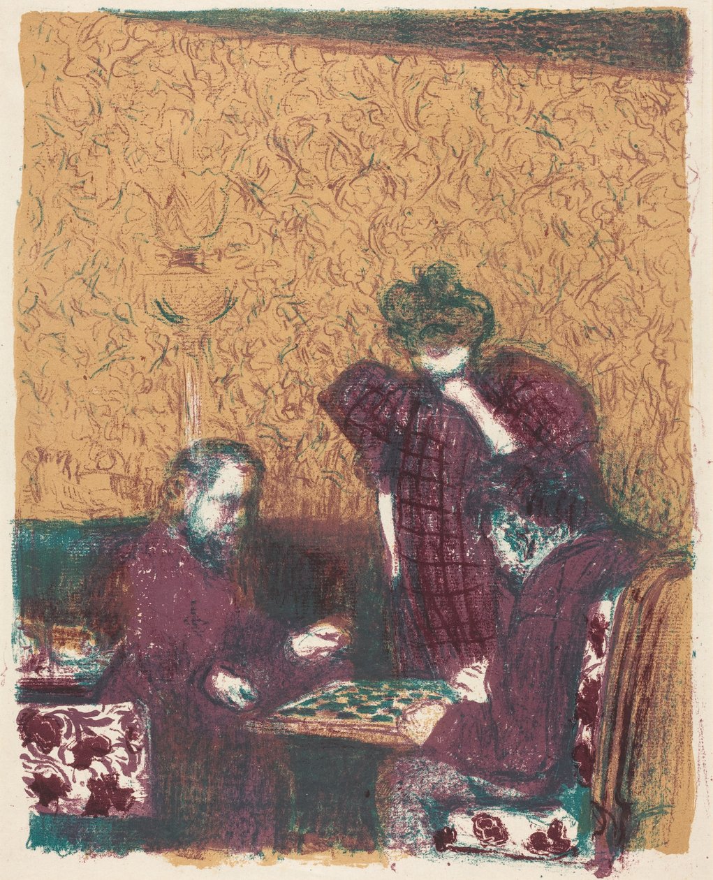 Das Damespiel autorstwa Edouard Vuillard