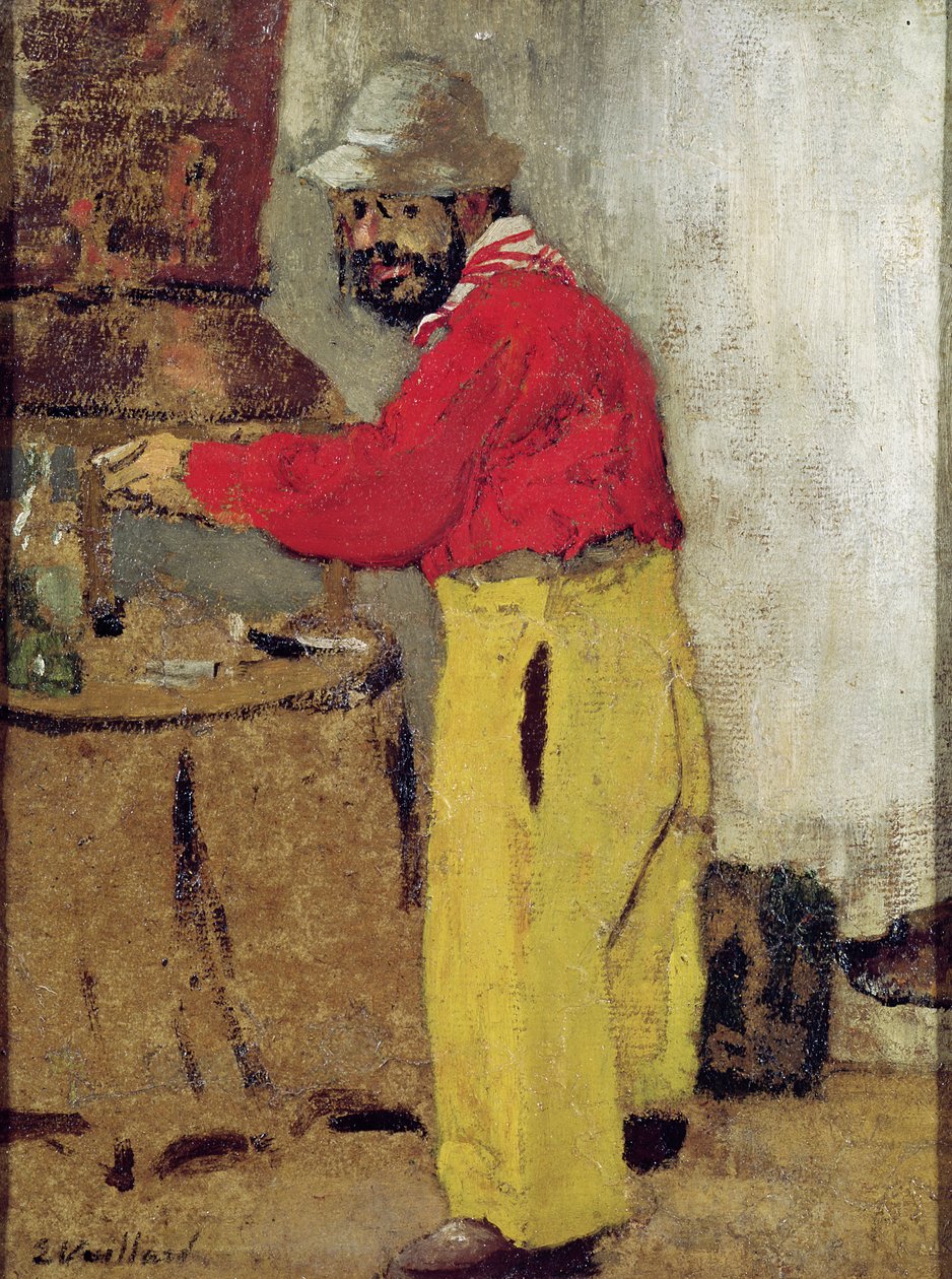 Henri de Toulouse-Lautrec w Villeneuve sur Yonne, 1898 autorstwa Edouard Vuillard