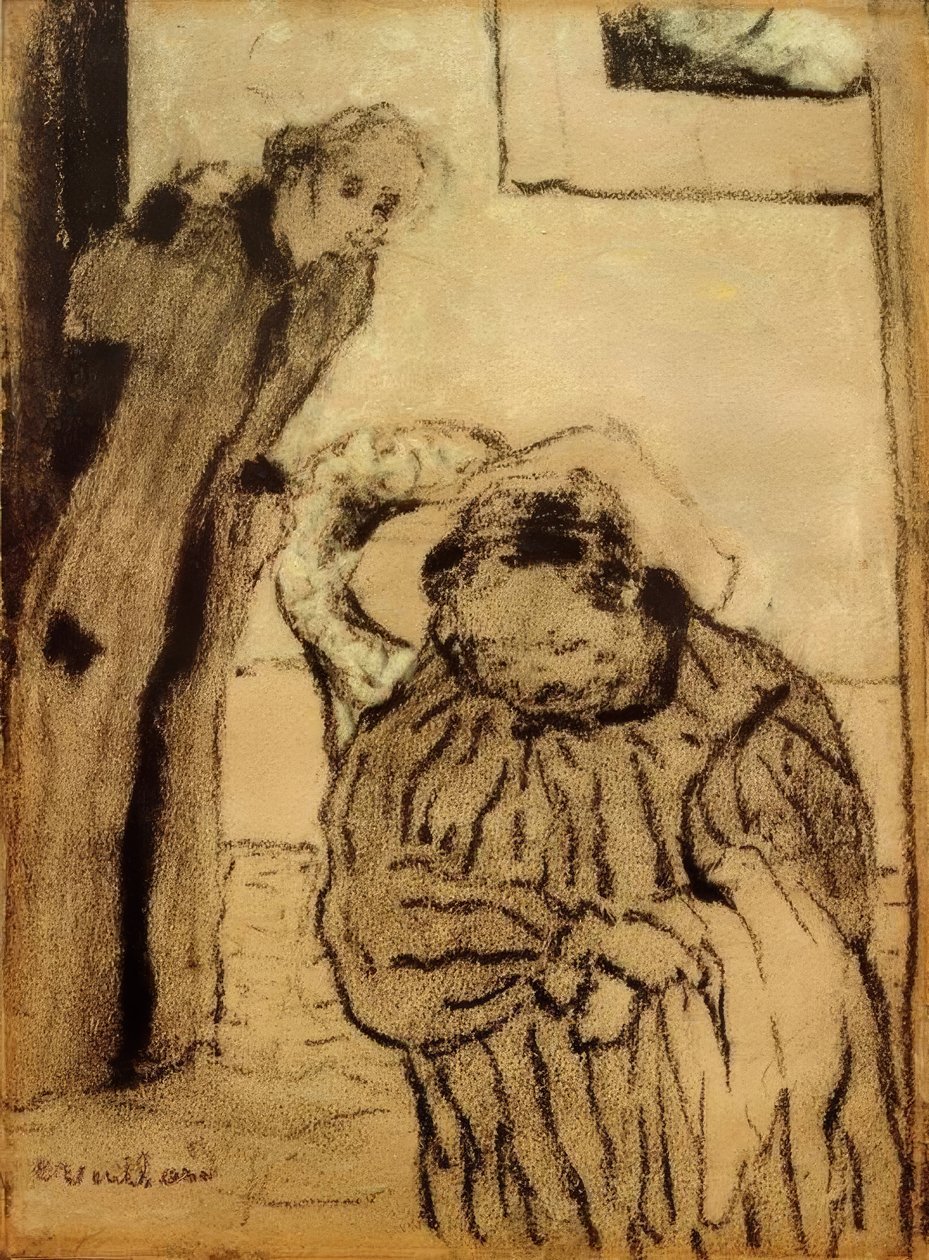 Drzemka lub rekonwalescencja autorstwa Edouard Vuillard