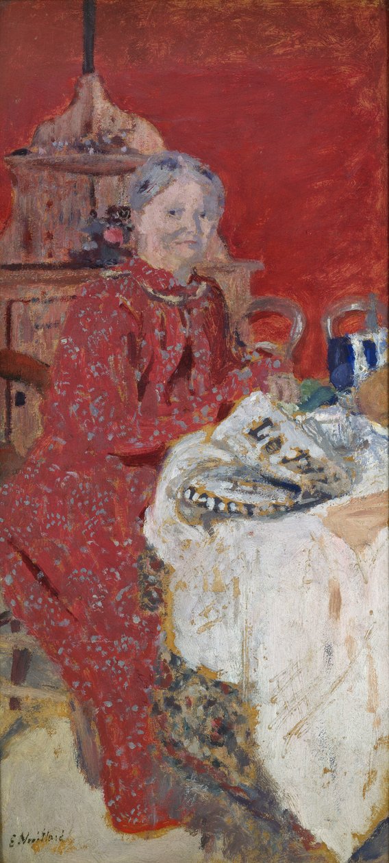 Śniadanie, lata 90. XIX wieku autorstwa Edouard Vuillard