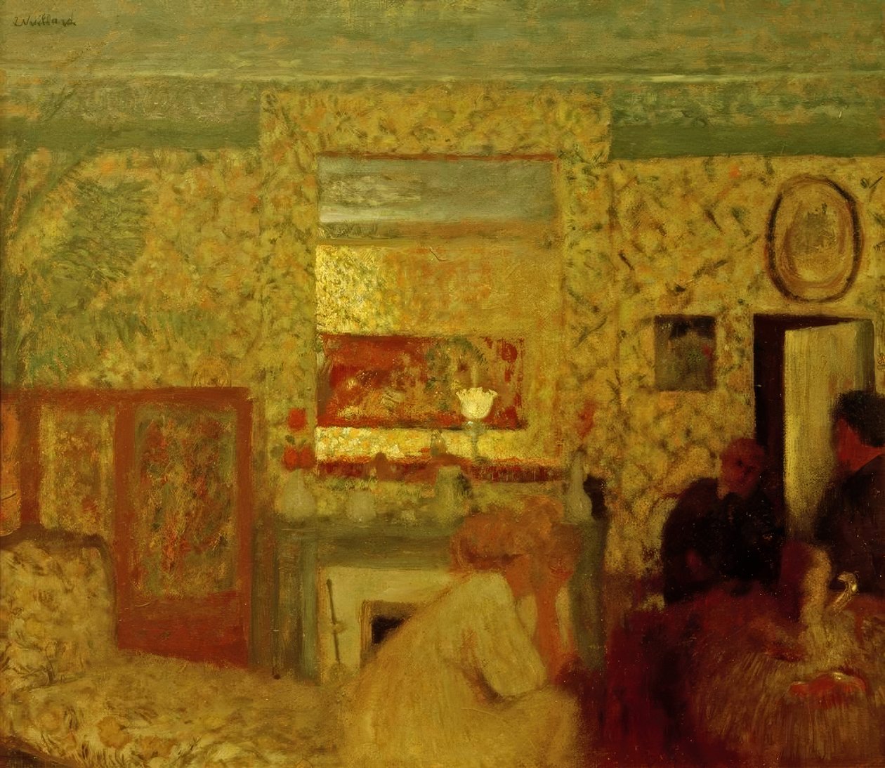 Salon Natansons, rue Saint-Florentin autorstwa Edouard Vuillard