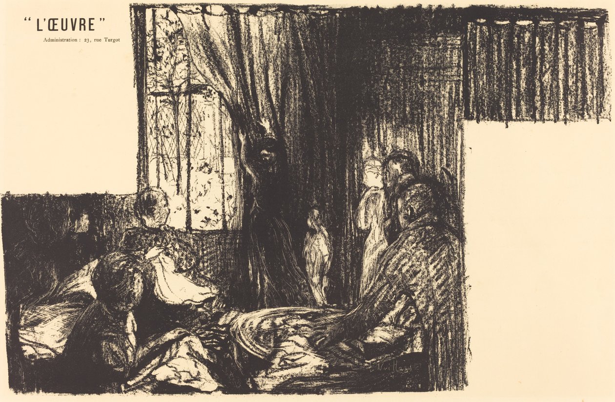 Zwolennicy społeczeństwa autorstwa Edouard Vuillard