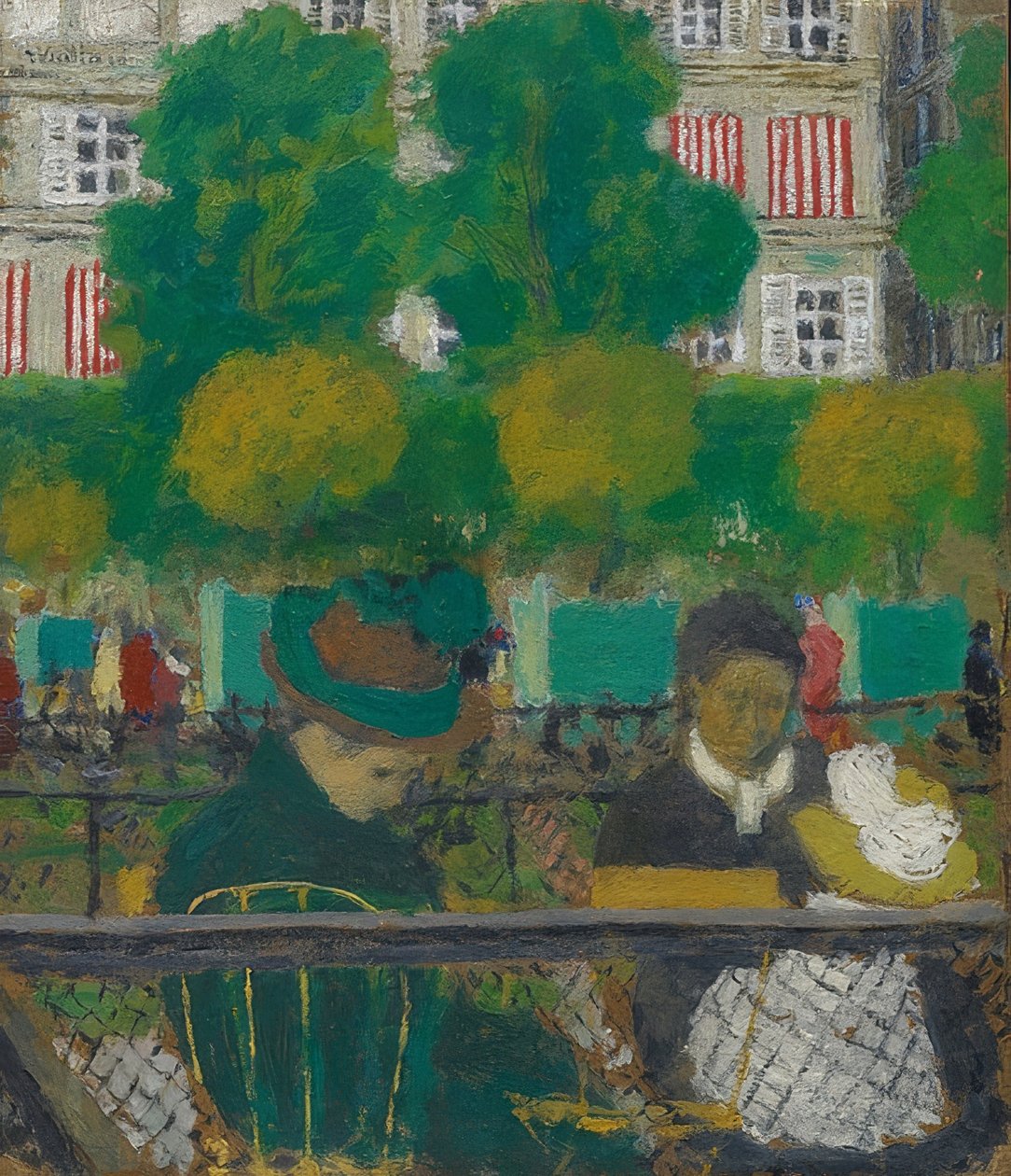 Tuileries. 1897? 1900? autorstwa Edouard Vuillard