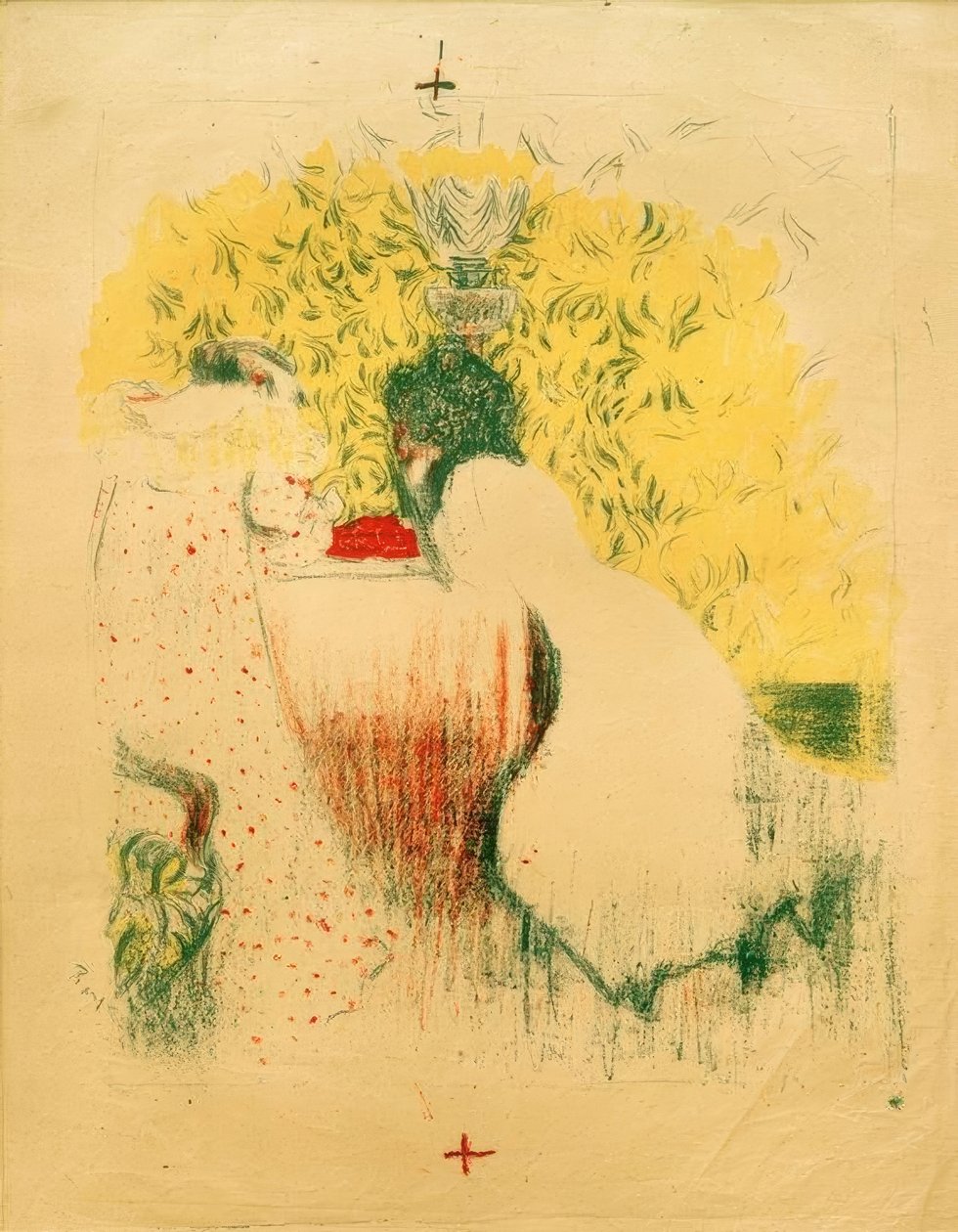 Dwie piękne siostry autorstwa Edouard Vuillard