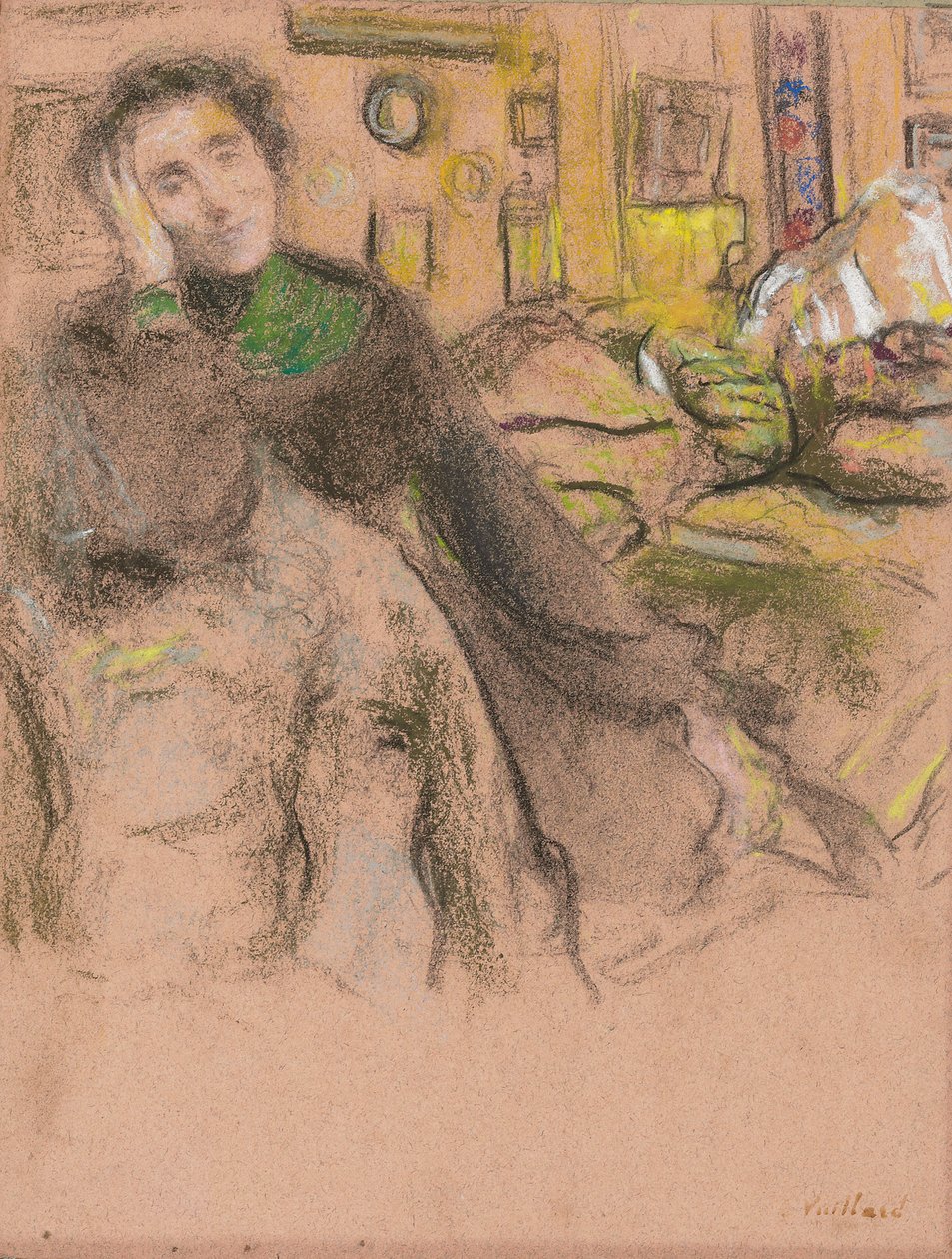 Madame Juliette Weil, studium III, 1927-1928 autorstwa Edouard Vuillard