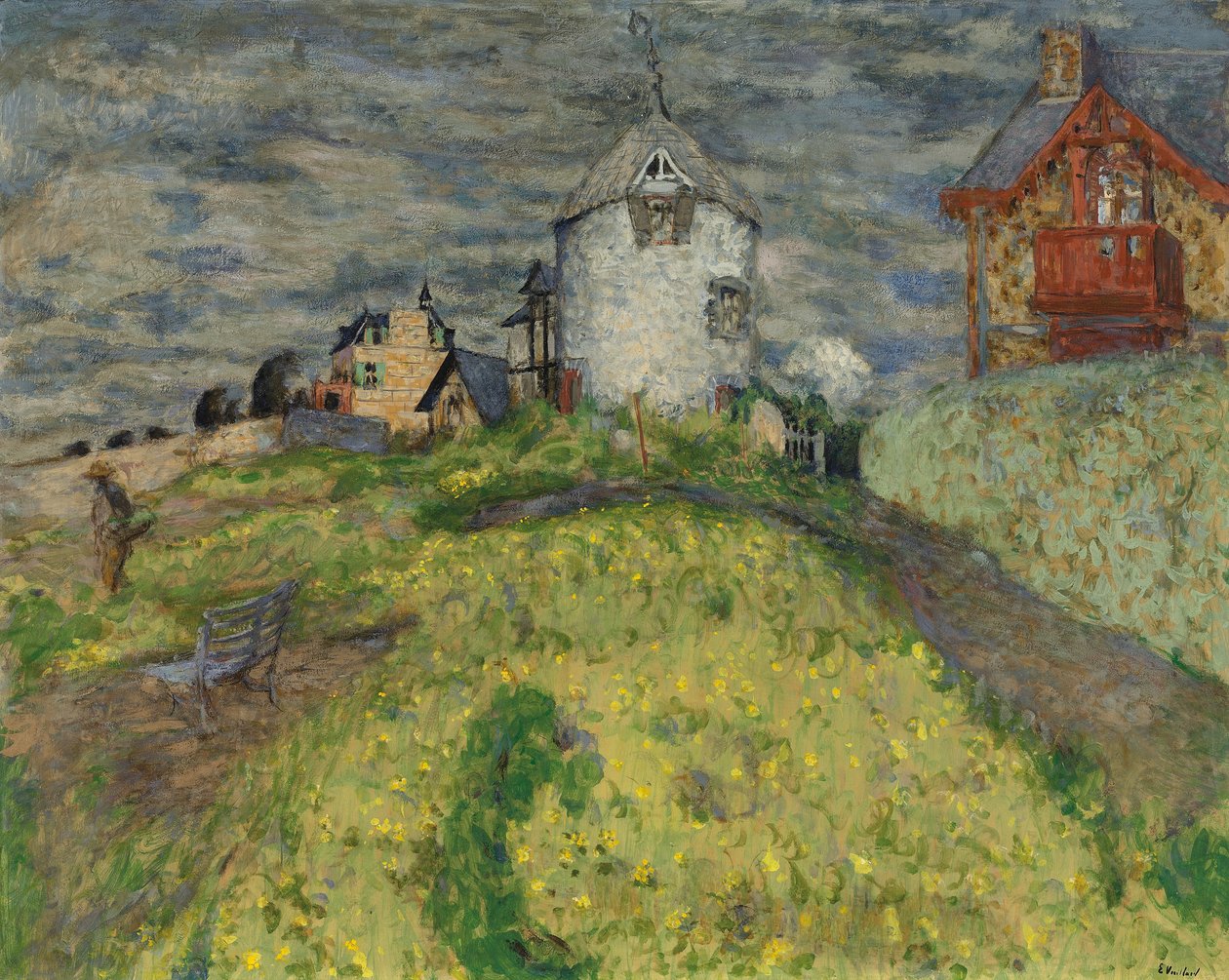 Młyn w Saint-Jacut lub wille na wsi autorstwa Edouard Vuillard
