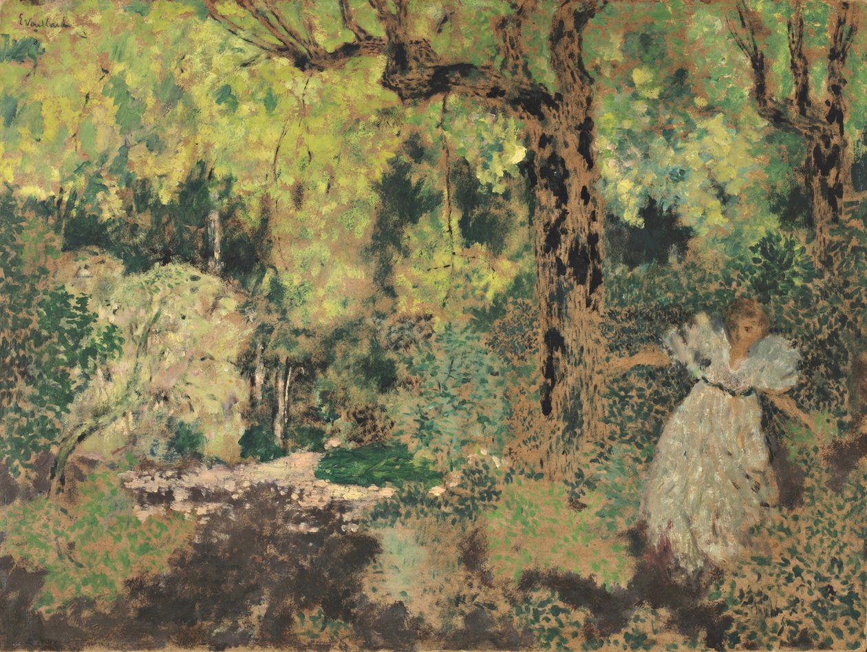 Misia w lesie, 1897-1899 autorstwa Edouard Vuillard