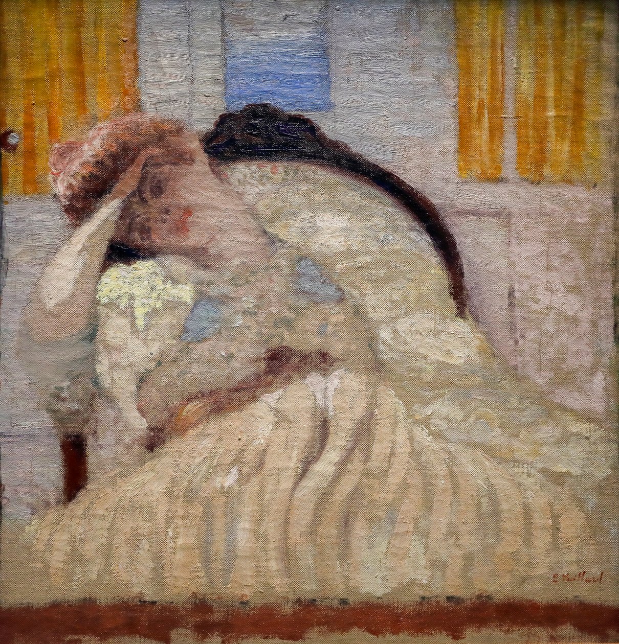Misia siedzi w fotelu autorstwa Edouard Vuillard