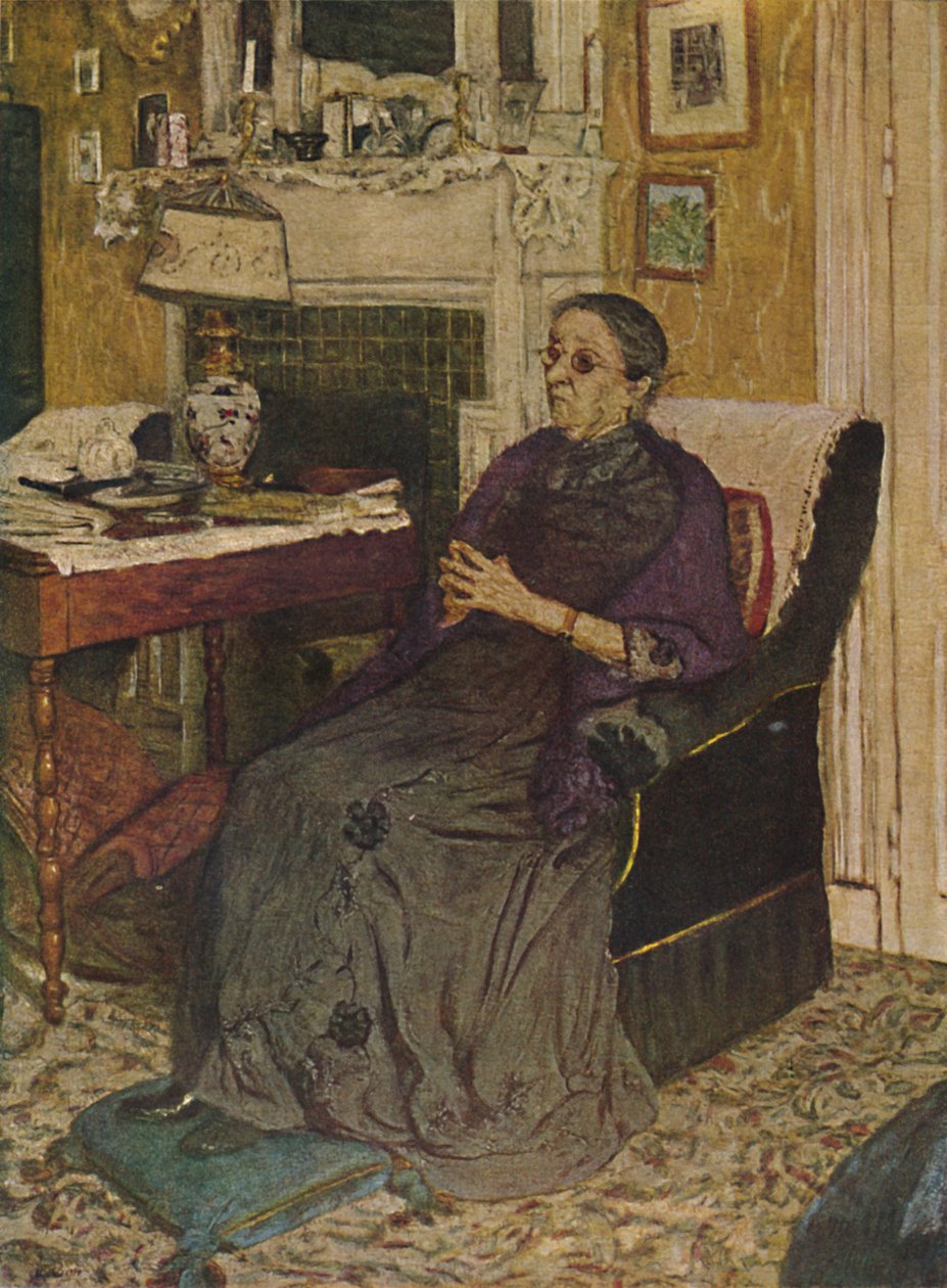 Pani Kapferer 1919, 1919, 1946 autorstwa Edouard Vuillard