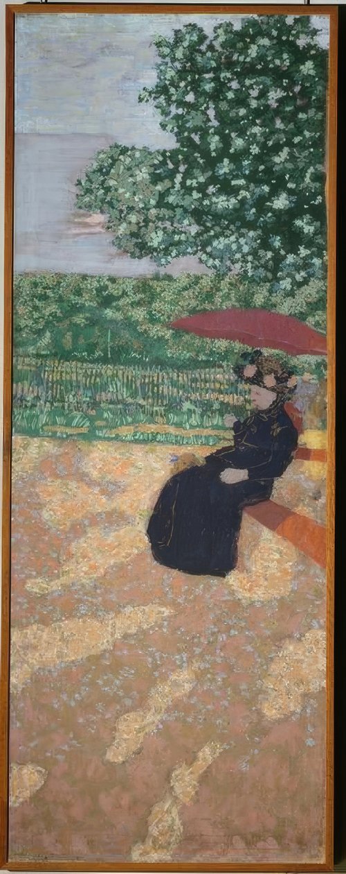 Park w Paryżu: Kobieta w czerni autorstwa Edouard Vuillard