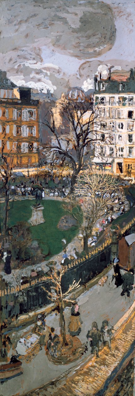 Plac Vintimille, Paryż, 1908-1910 autorstwa Edouard Vuillard