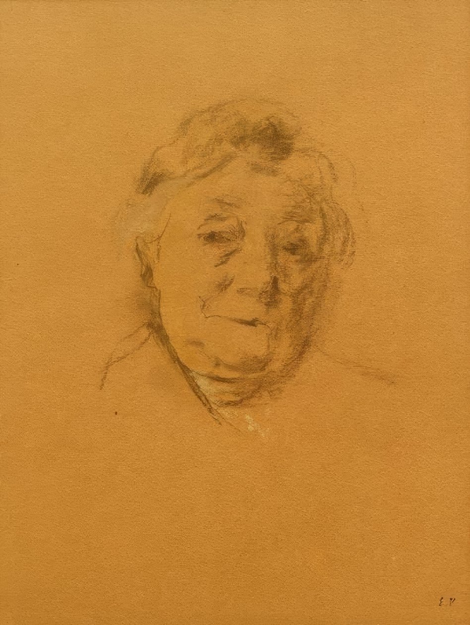 Portret Madame Bénard od frontu autorstwa Edouard Vuillard