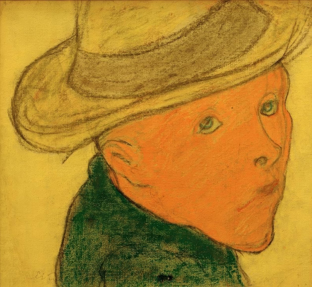 Portret młodego chłopca autorstwa Edouard Vuillard