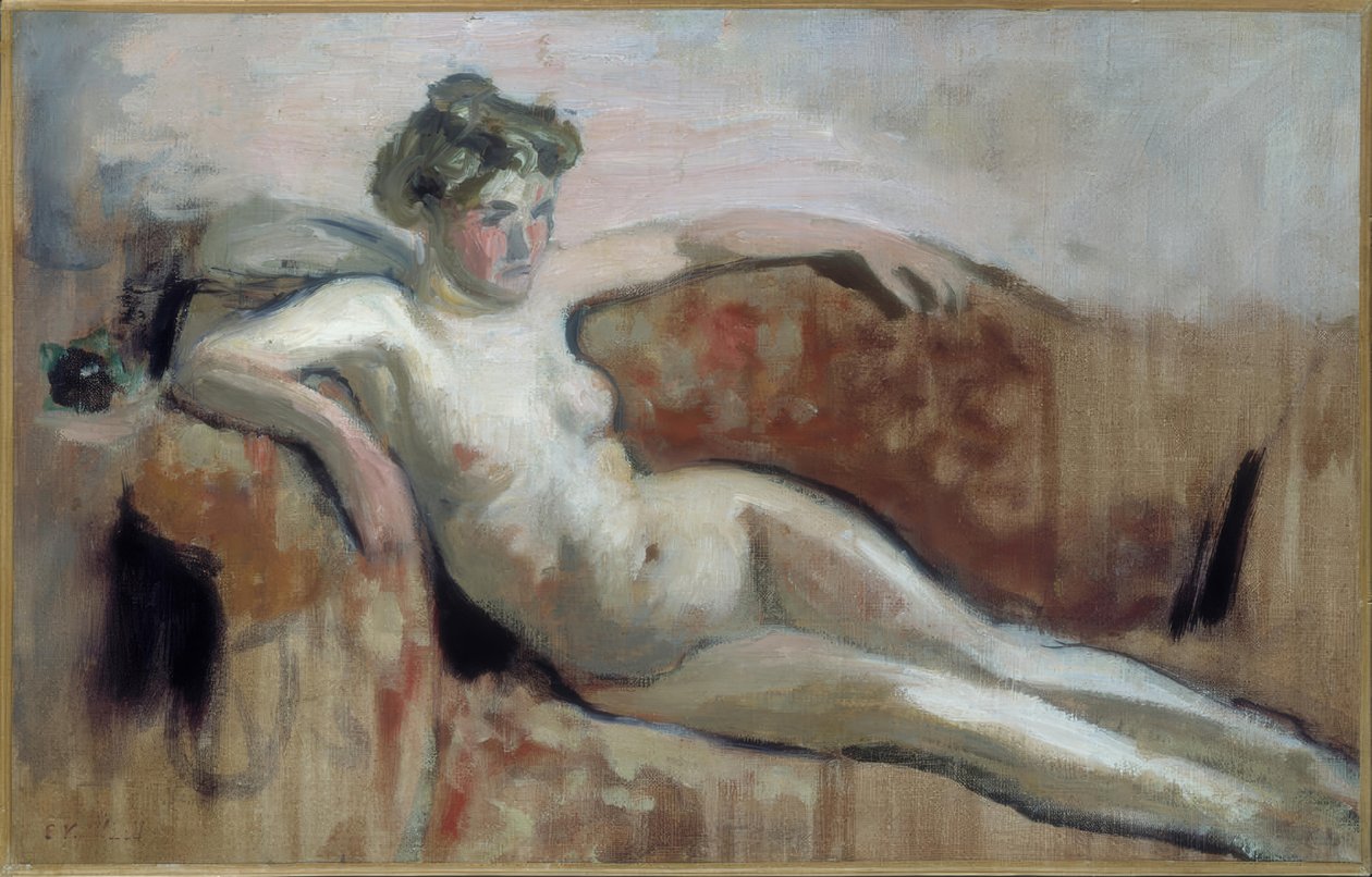 Leżący akt autorstwa Edouard Vuillard