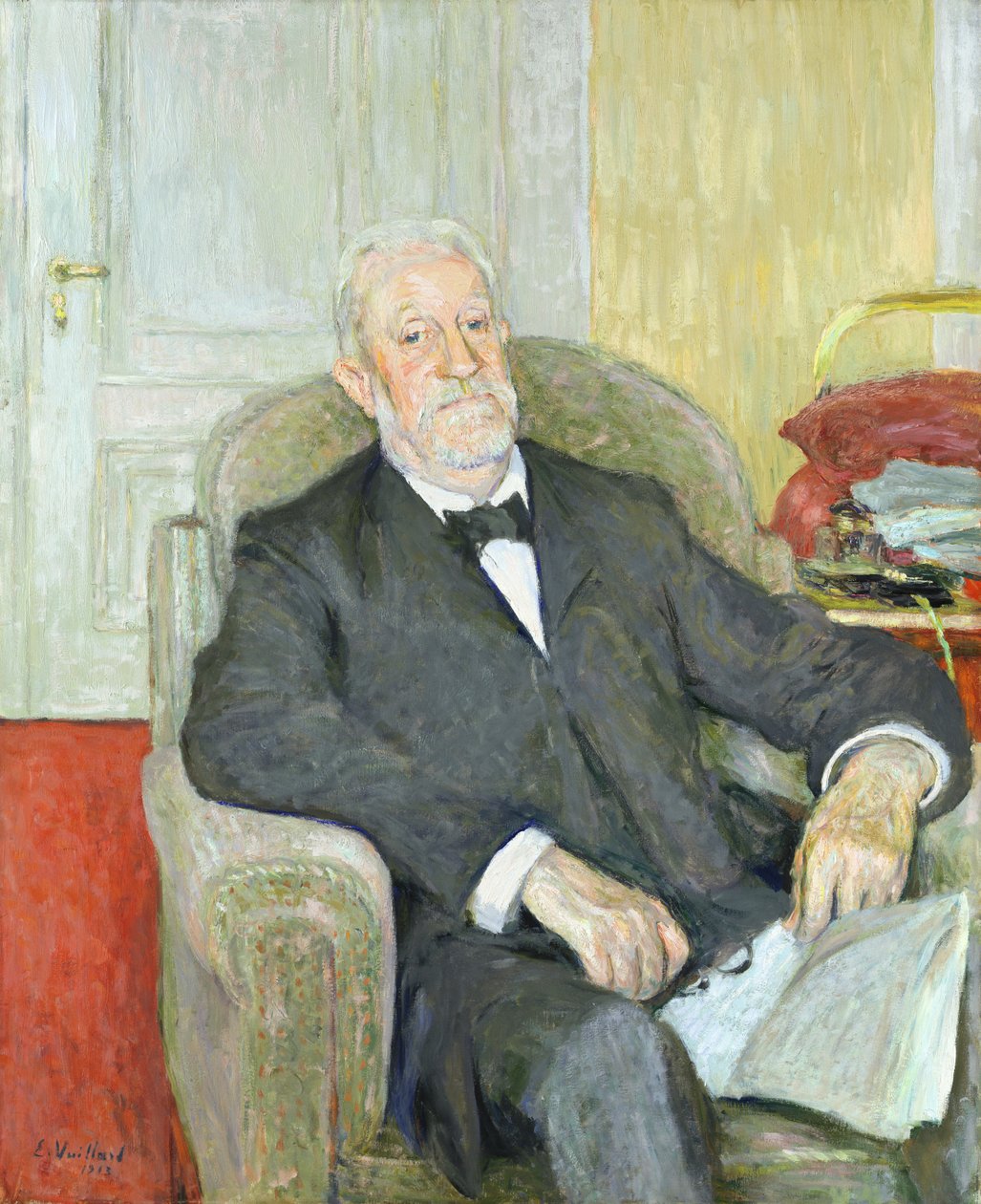Senator Eduard Wilhelm Ludwig Heinrich Roscher (1838-1929) 1913 autorstwa Edouard Vuillard