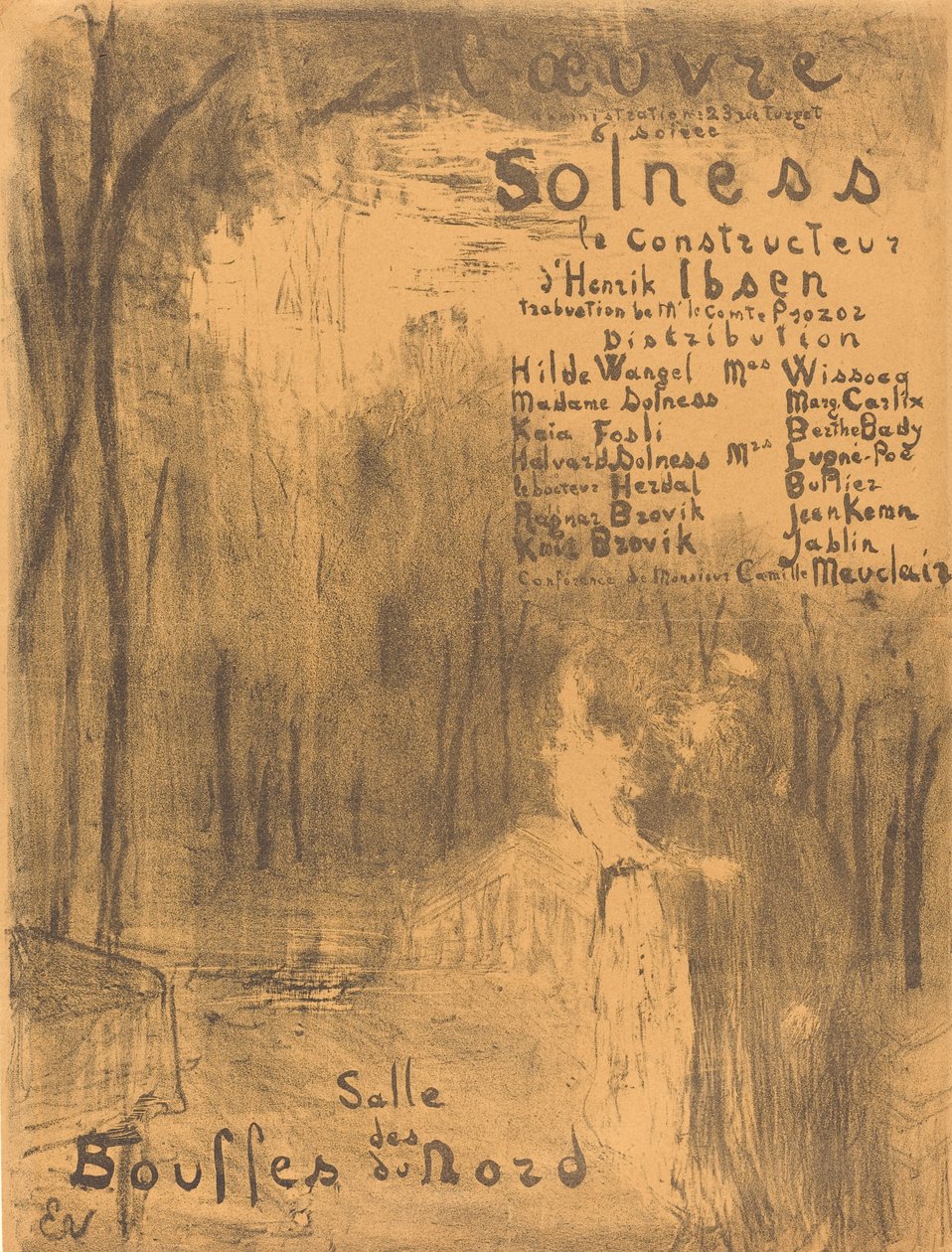 Solness budowniczy, 1894. autorstwa Edouard Vuillard