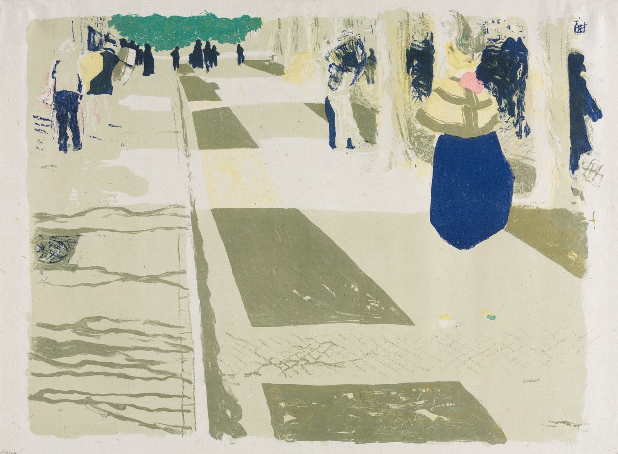 Aleja autorstwa Edouard Vuillard