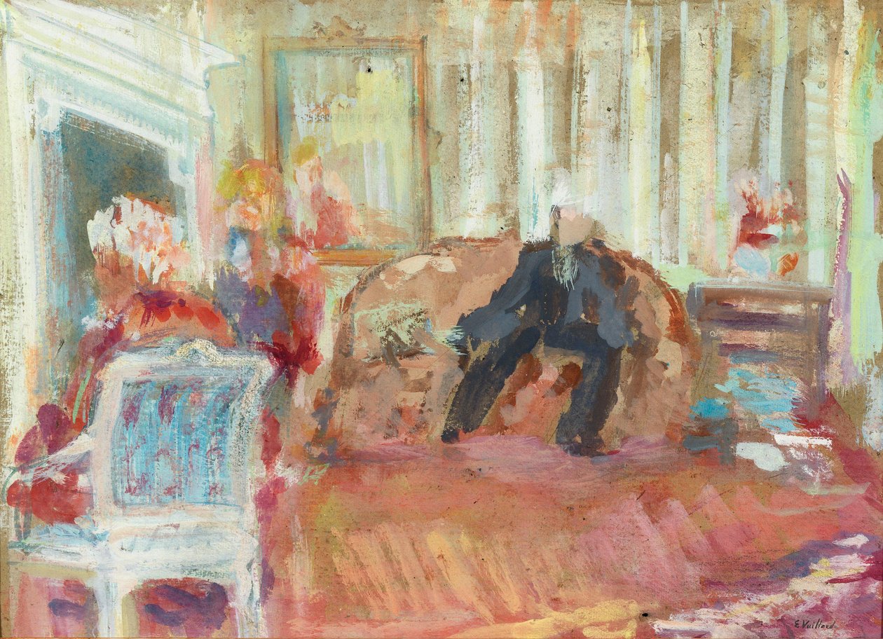 Die Wohnung der Hessels, Rue de Rivoli, Paris autorstwa Edouard Vuillard