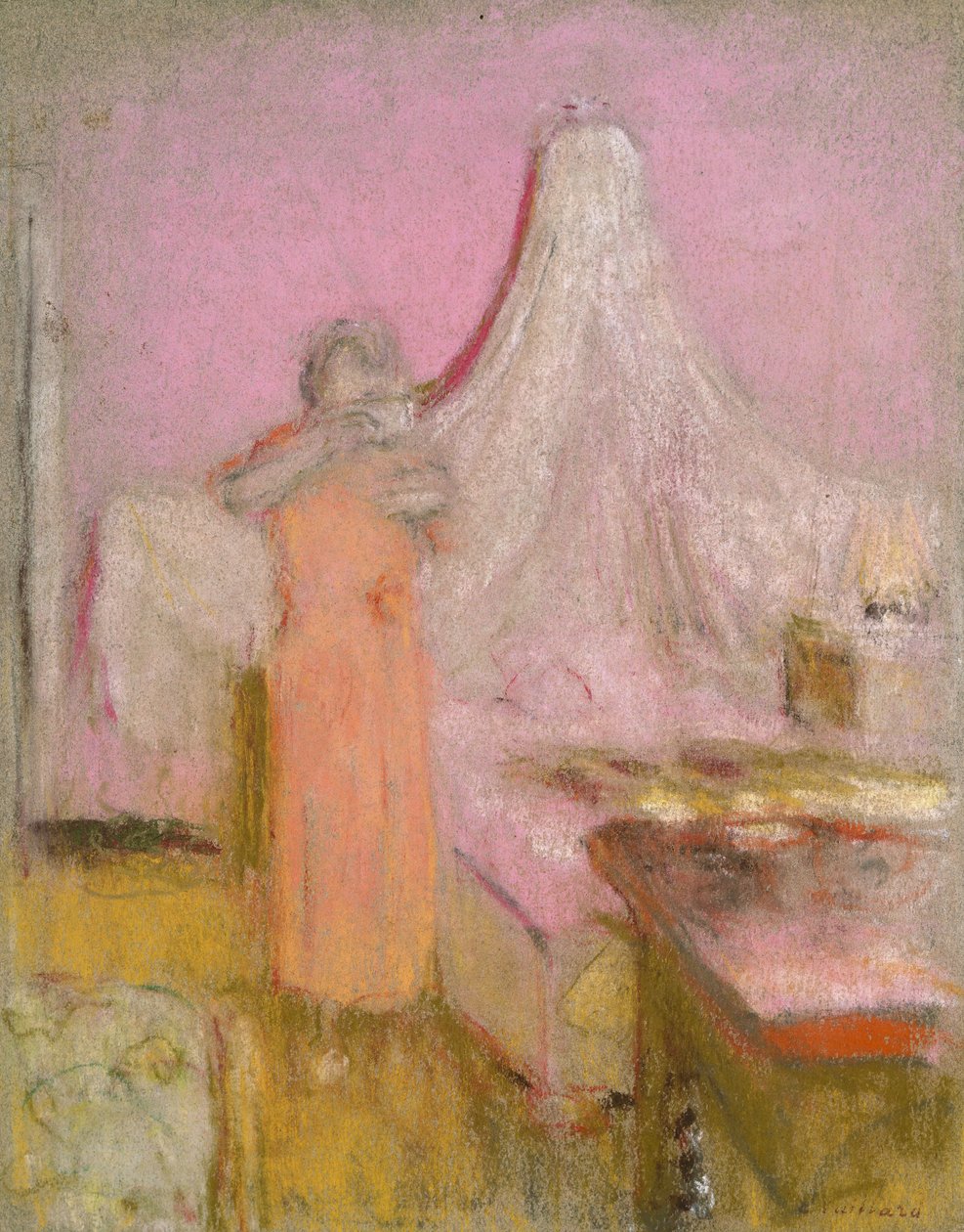 Poranna filiżanka herbaty, ok. 1930 autorstwa Edouard Vuillard