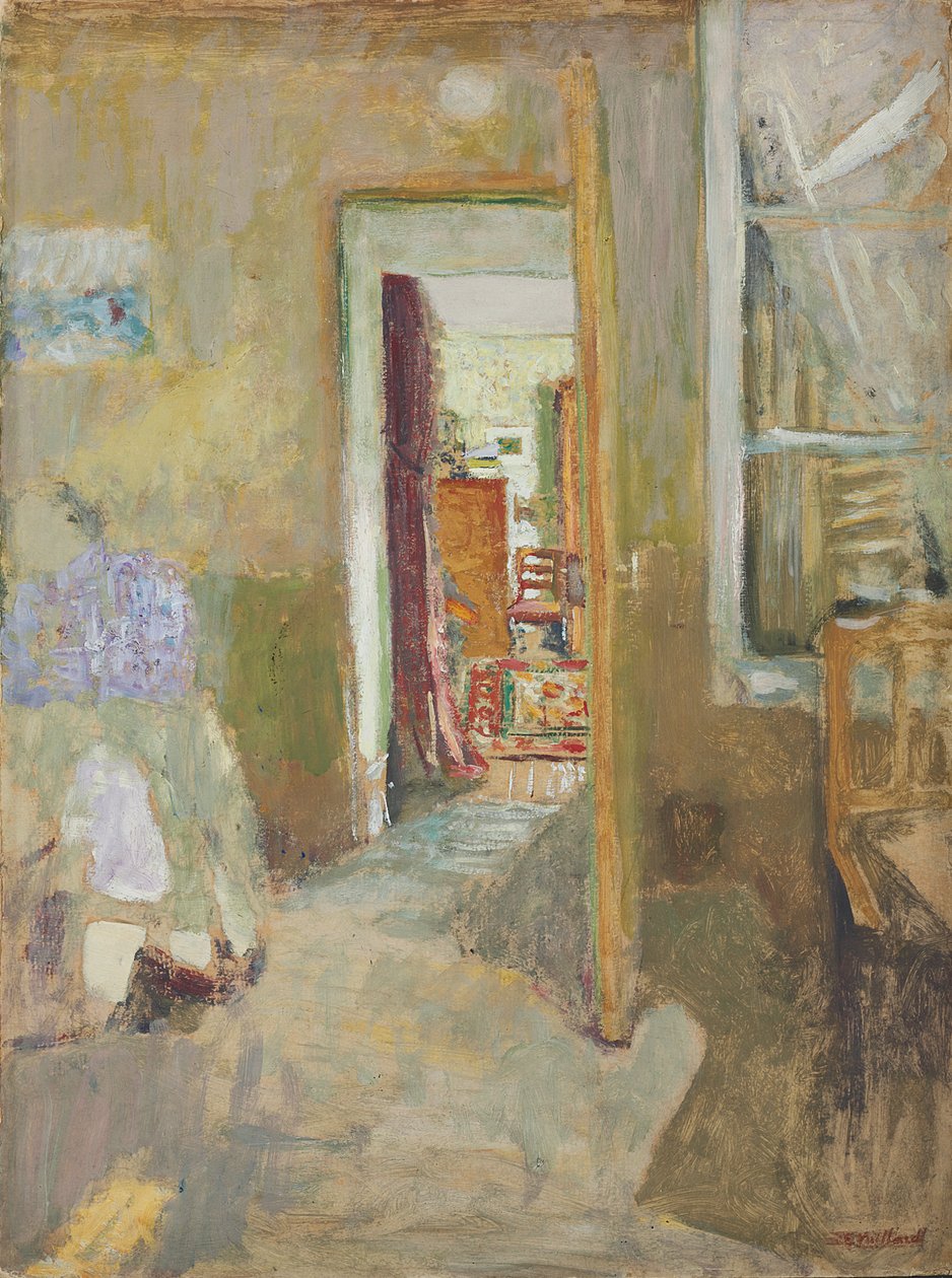 Otwarte drzwi, ok. godz. 1902-1903 autorstwa Edouard Vuillard
