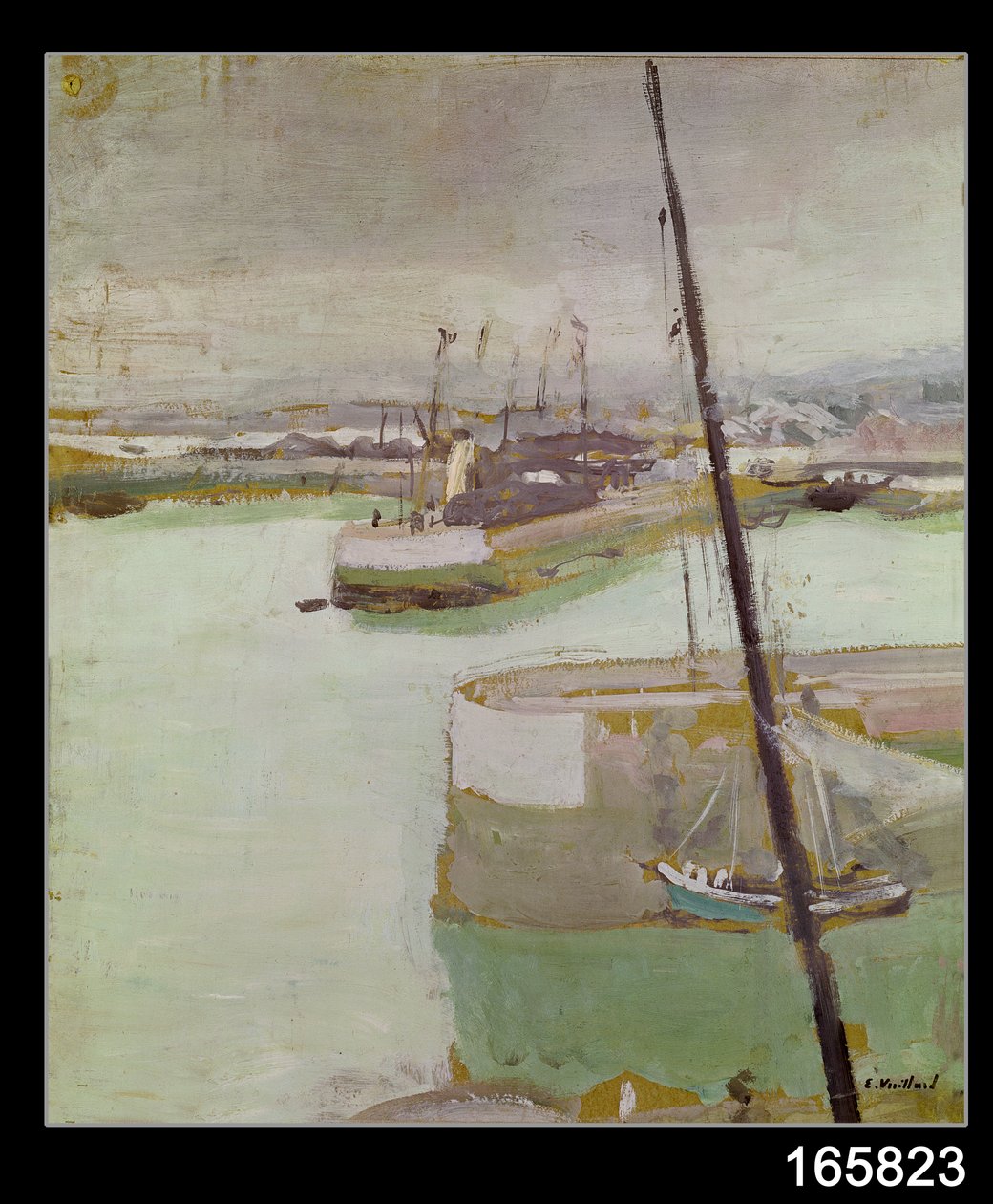 Port Honfleur, 1919 autorstwa Edouard Vuillard