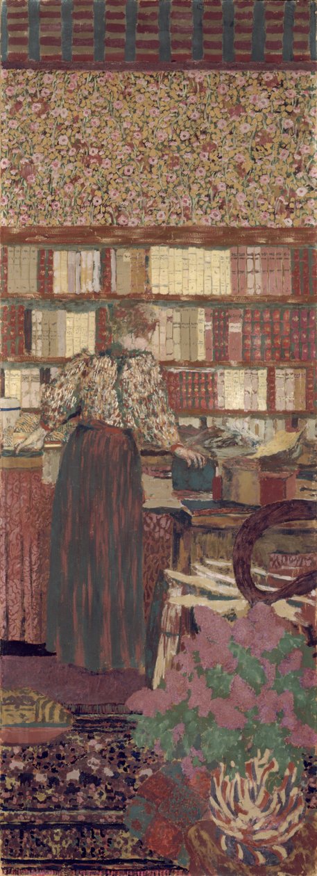 Prywatność. Dekoracja dla Biblioteki Dr. Vaquez autorstwa Edouard Vuillard