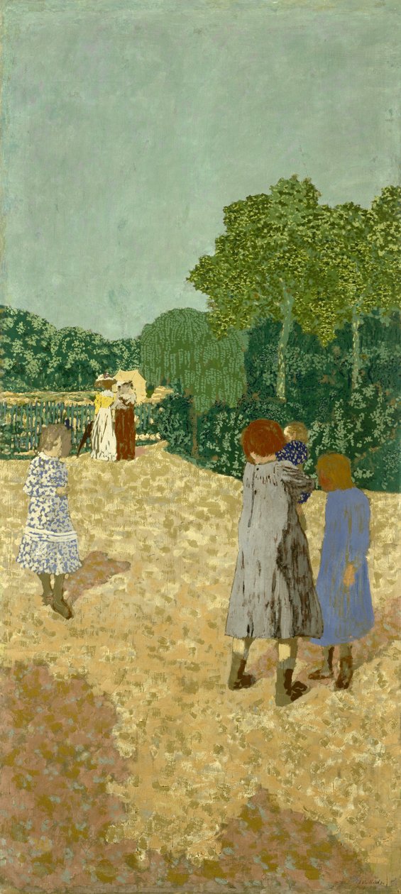 Promenada, 1894 (tempera na płótnie) autorstwa Edouard Vuillard
