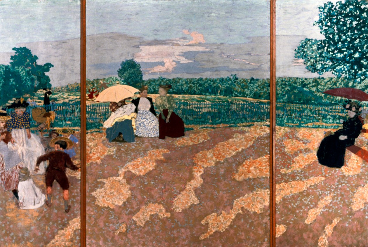 Szczegół Ogrodów Publicznych, 1894 autorstwa Edouard Vuillard