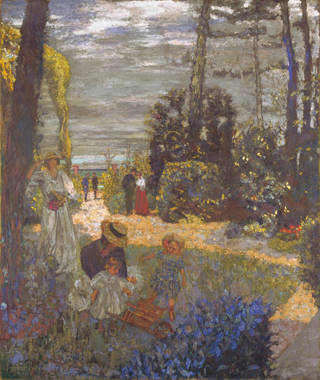Taras w Vasouy, Ogród, 1901 autorstwa Edouard Vuillard