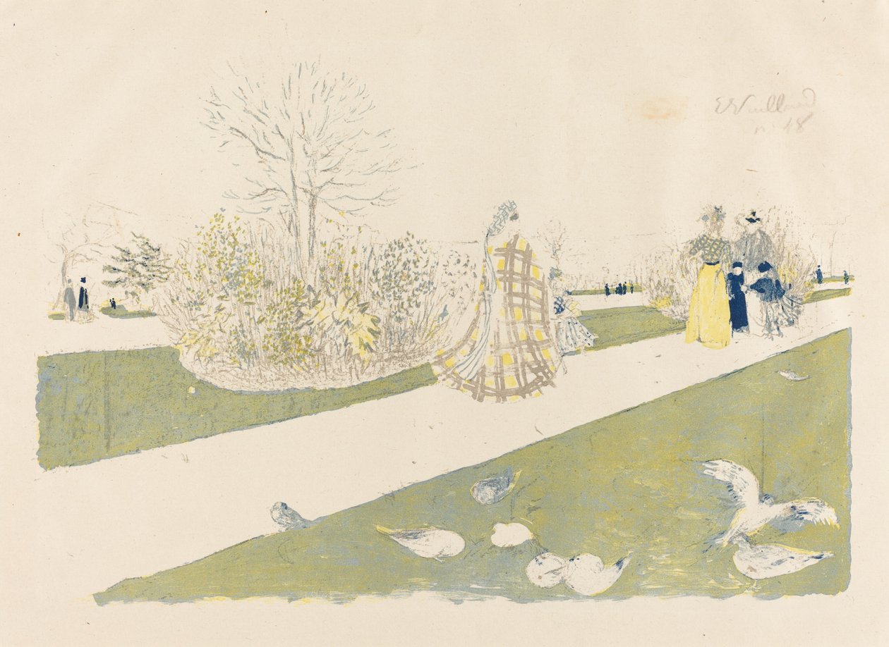 Ogród Tuileries autorstwa Edouard Vuillard