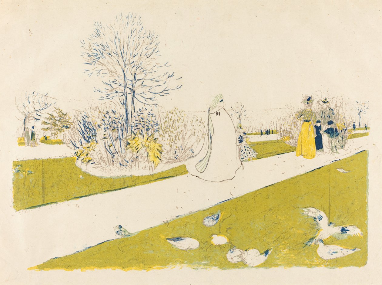 Ogród Tuileries autorstwa Edouard Vuillard