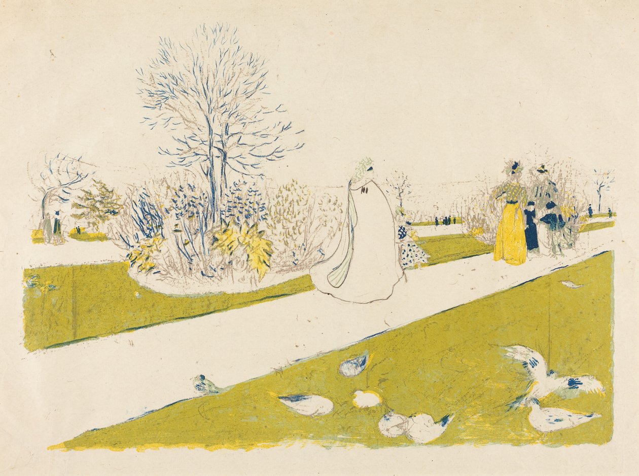Ogród Tuileries autorstwa Edouard Vuillard