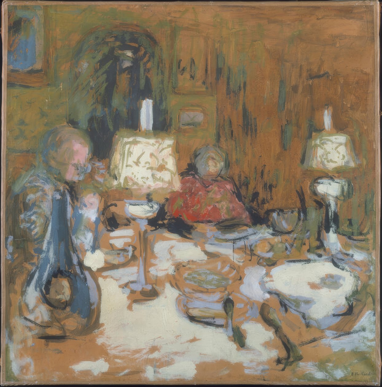 Kolacja, rue de Calais autorstwa Edouard Vuillard