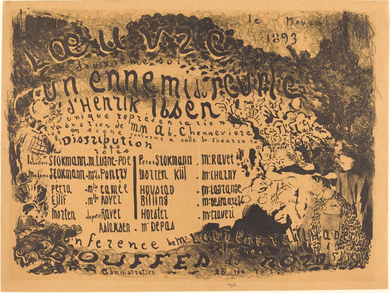 Wróg ludu autorstwa Edouard Vuillard