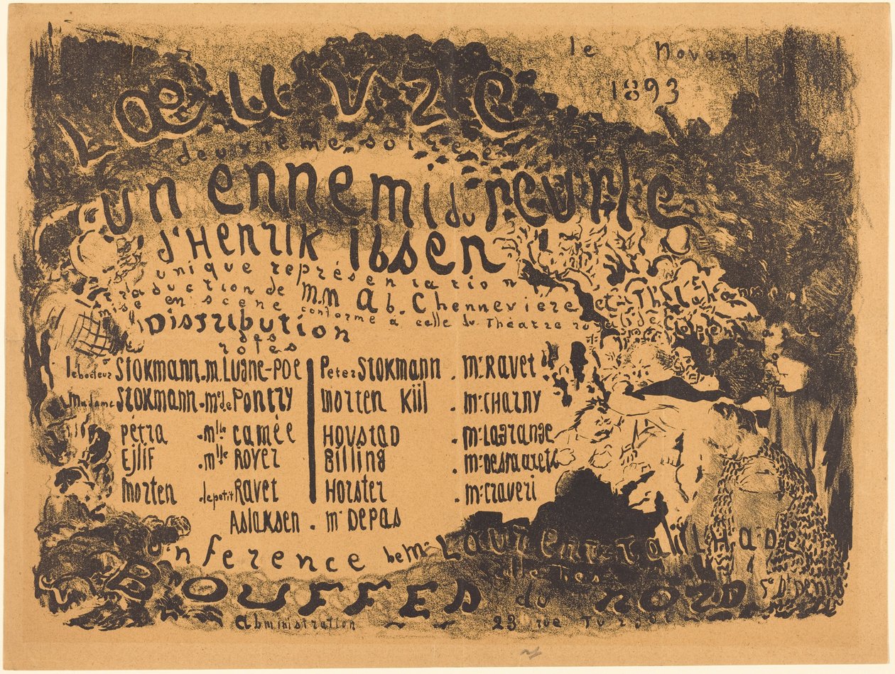 Ein Volksfeind autorstwa Edouard Vuillard