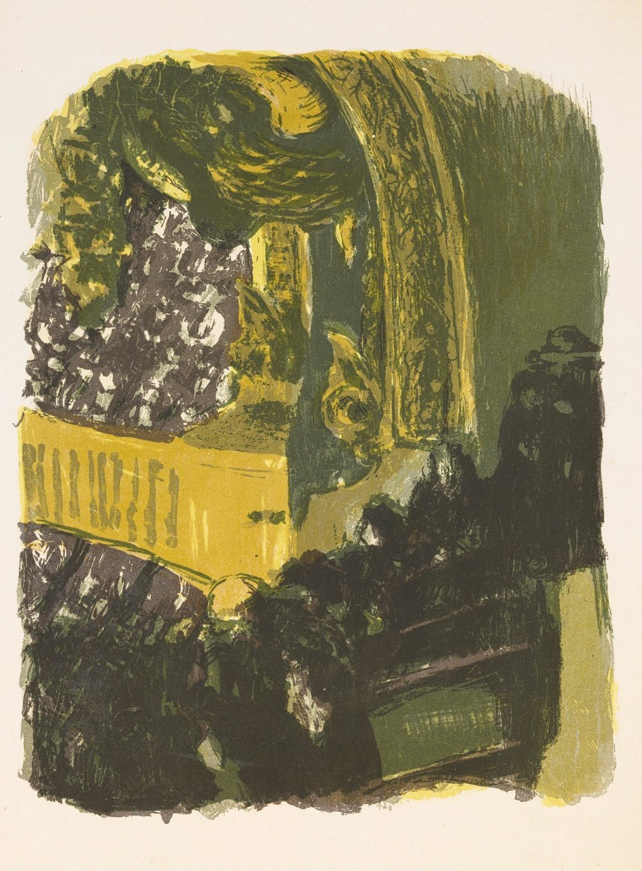 Eine Galerie im Gymnasium autorstwa Edouard Vuillard