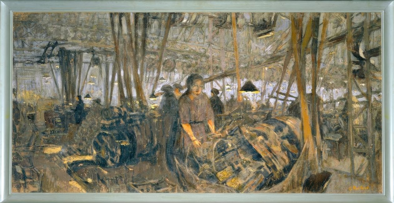 Fabryka broni w Lyonie: wieże autorstwa Edouard Vuillard